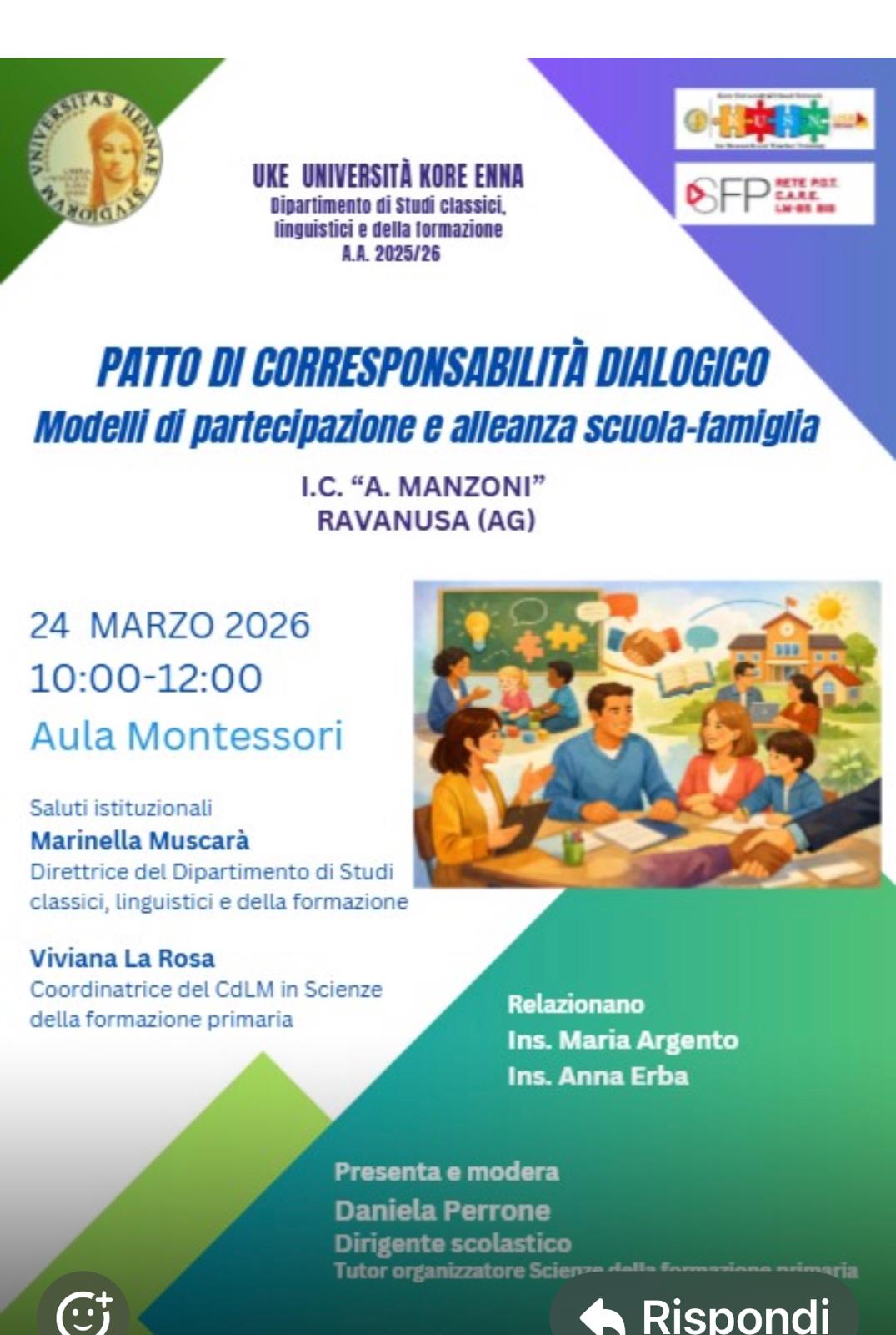 Scuola e Famiglia in Dialogo: a Ravanusa un incontro sul 